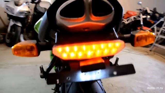 Kawasaki ZX-6R 2007 Спортбайк. Детальное видео MOTO-RR