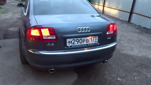 Audi A8 4.2 (тюнинг выхлопной системы) смотреть онлайн