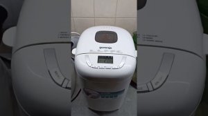 Выпекание хлеба в хлебопечке Gorenje BM910WII (часть 2. Вымешивание)