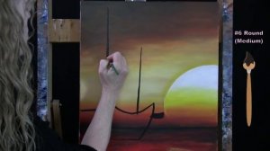 Learn How to Paint SUNSET SAILBOAT with Acrylic - Fun Paint & Sip - Step by Step Tutorial