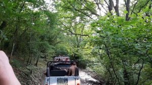 Пробка по пути на Кипарисовое озеро (Анапа 2019)