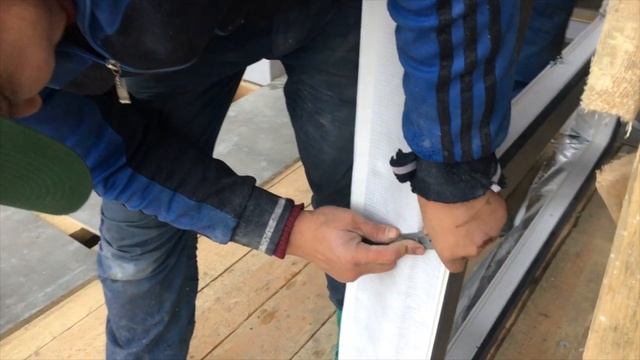 Установка окон в каркасном доме смотреть онлайн