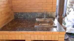 уличная русская печь пробная топка