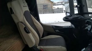 Доработка кабины Mercedes-Benz Actros MP4 2645. Новые чехлы.