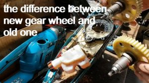 Repair Gardena CST 3518 chain saw: engine running but the chain is not rotating