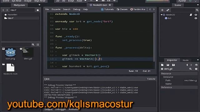 Godot engine 2D hareketler TR смотреть онлайн