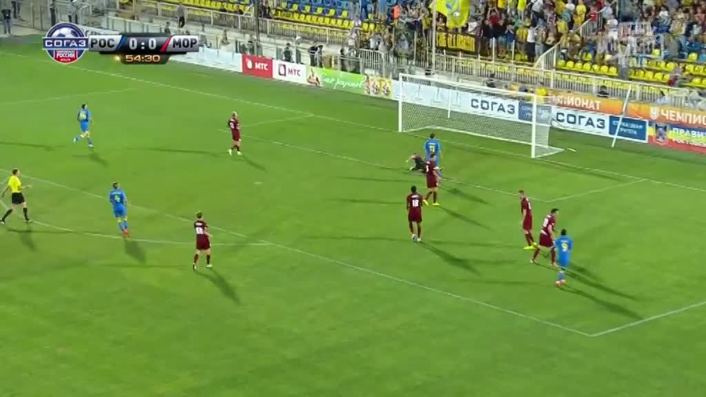 Ростов - Мордовия, Канга, Опасный момент