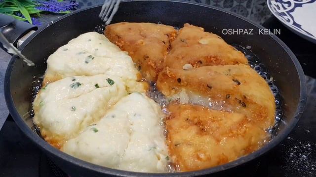 Мука+Кефир+Зелень ВКУСНЕЕ ВСЯКИХ ЧЕБУРЕКОВ И ПИРОЖКОВ! смотреть онлайн