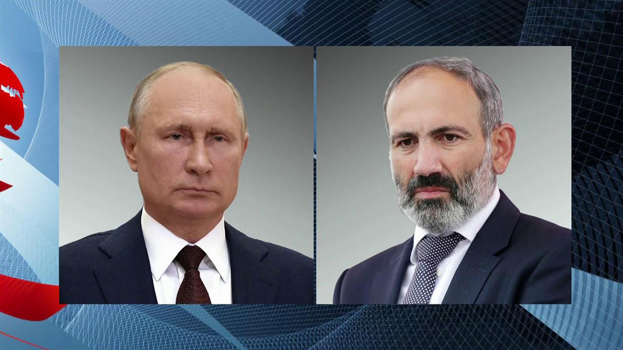 Владимир Путин поговорил по телефону с премьер-министром Армении Николом Пашиняном