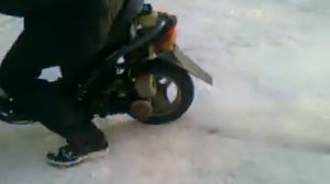 скутер зимой