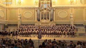 «Сводный хор» «Академическая гимназия № 56» Санкт-Петербурга - «Как в лесу, лесочке» обр. М.Светлан