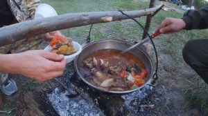 Первая моя осенняя охота на утку. Готовим еду на костре.Открытия сезона охоты 2021.