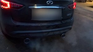 Infiniti FX50S (изменение звука и насадок)