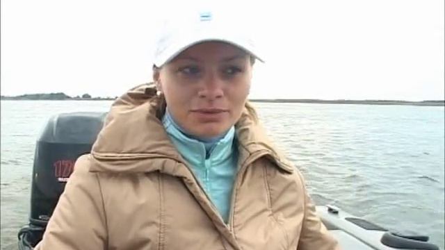 Женская рыбалка на Волге в Астраханской области