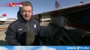 Пилотажная группа "Стрижи" в Липецком авиацентре