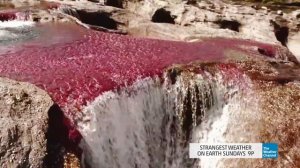 Strangest Weather on Earth: Only Rainbow River in the World!