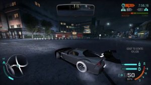 Дрифт по городу от ментов в NFS Carbon