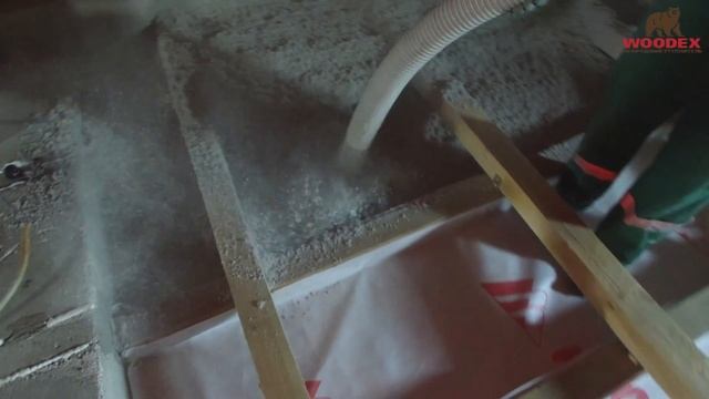 Монтаж целлюлозного утеплителя. Выдувная машина Accu1 9300 в работе смотреть онлайн