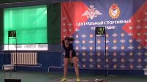 Дедюхина Ксения Рывок 190 раз гиря 24 кг