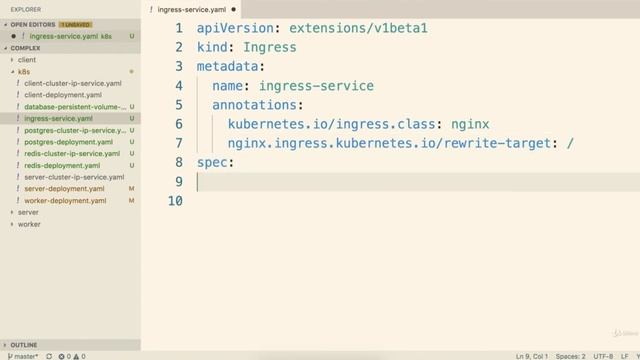 205 Kubernetes Creating the Ingress Configuration