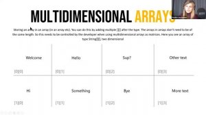 Week 3 - live Java - Arrays, Multidimensional Arrays and Loops