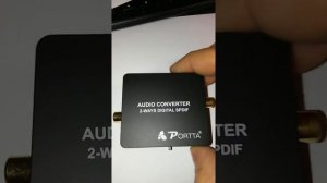 Конвертер аудио из Toslink в Coaxial или Coaxial в Toslink