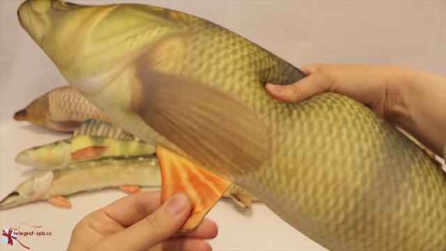 Подушка-антистресс - Окунь 65 см смотреть онлайн