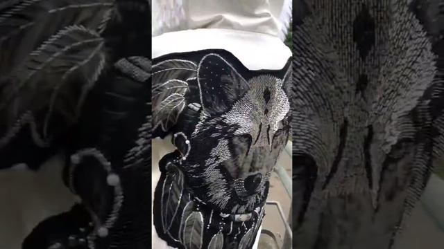 Парка белая, орёл и волк! ????Отделка енот смотреть онлайн