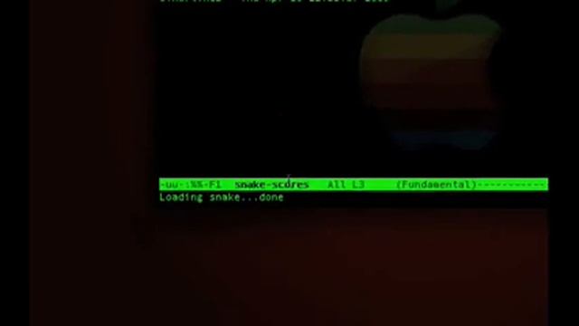 emacs Play games on terminal MAC