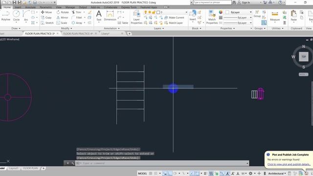 How to use trim and extend command in AutoCAD।AutoCAD # 24