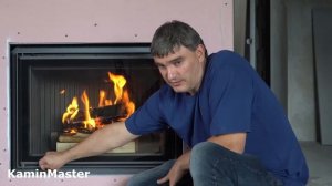 Обзор горения топки ASTOV ПС 700 за 3 минуты. Огонь за стеклом и без. #KaminMaster#Astov#AstovПС700