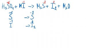КАК УРАВНЯТЬ H2SO4 + HI = H2S + I2 + H2O ЭЛЕКТРОННЫМ БАЛАНСОМ / Реакция серная кислота и иодоводоро