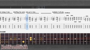 Blue Foundation-Eyes On Fire Easy Electric Guitar Tutorial Tabs