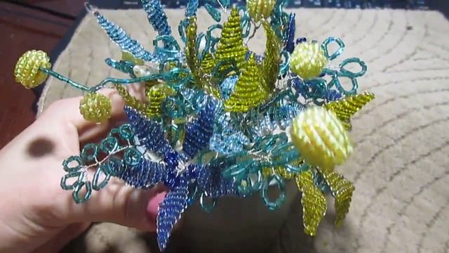 Бисер.  Идея подарка на 8 МАРТА. смотреть онлайн