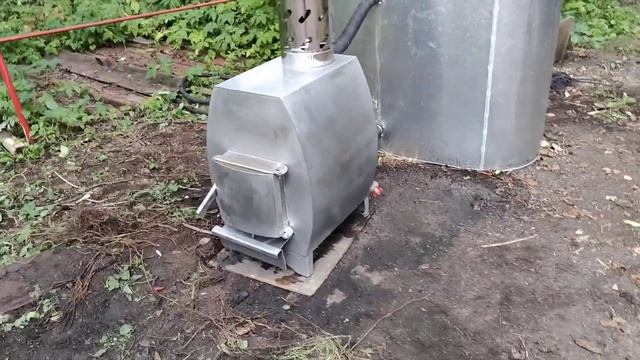 Печь для купели. Реальный нагрев и тестирование. MADE 50. смотреть онлайн