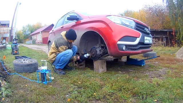 LADA XRAY, тормозные колодки поели тормозные диски смотреть онлайн