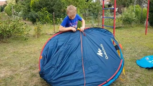 Quechua 2 Seconds 3 .Трёхмесная палатка из Декатлона
