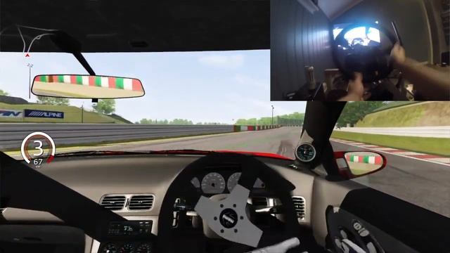 Assetto Corsa - 900° Wheel Drifting At Suzuka Circuit | Wheel Cam смотреть онлайн