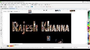 Photo Collage Of The First Superstar Of Hindi Cinema, Rajesh Khanna, Typography In Corel Draw 2021