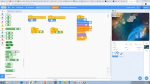 Урок 6. Scratch 3 программирование (Космический полёт)