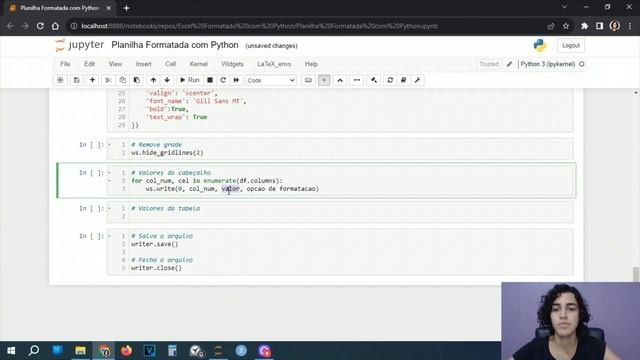 Como criar uma planilha em Python para Excel смотреть онлайн