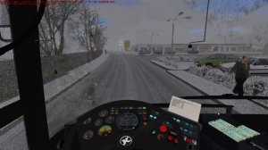 (OMSI 2) Dobel in the snow. Setra_215UL #2