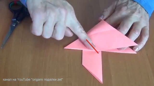 Птицы голуби оригами из цветной бумаги(origami bird)