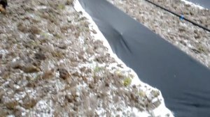 Виноградник весной.Температура почвы на винограднике открытого грунта, и в теплице.