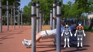 Тренажёр 4. Двойные разноуровневые брусья для отжиманий