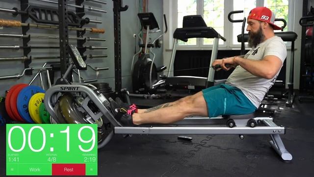 Interwał na wioślarzu Spirt Fitness CRW800H2O смотреть онлайн