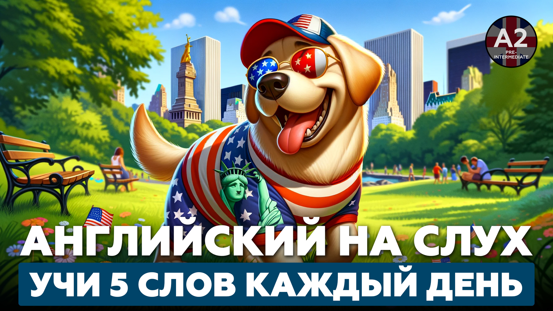Учим 5 английских слов в день. Уровень - А2.