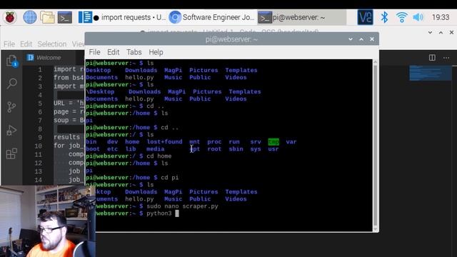 Raspberry Pi 4 Python Scraper Tutorial(2020) смотреть онлайн