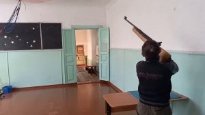 Тренировка по стрельбе, из пневматики