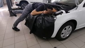 Замена механизма переключения передач механической КПП на Skoda Octavia A-7.